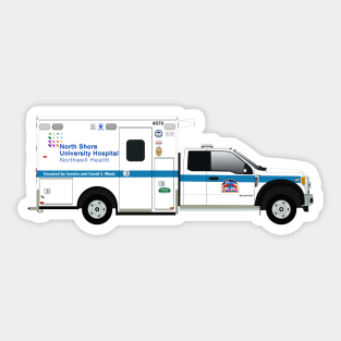 North Shore F350 AEV Ambulance Sticker